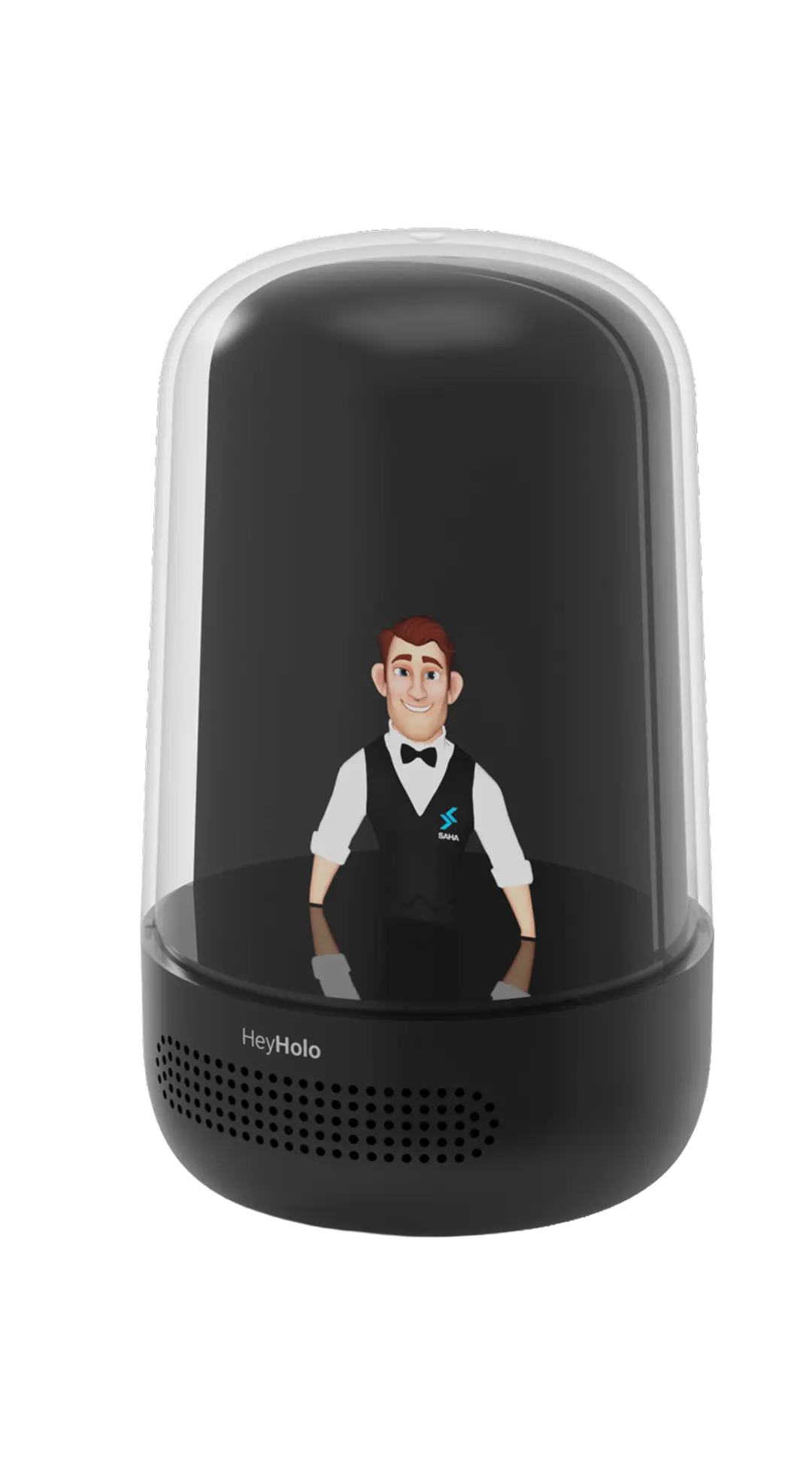 Saha Robotik HeyHolo yapay zekâ garson cihazı